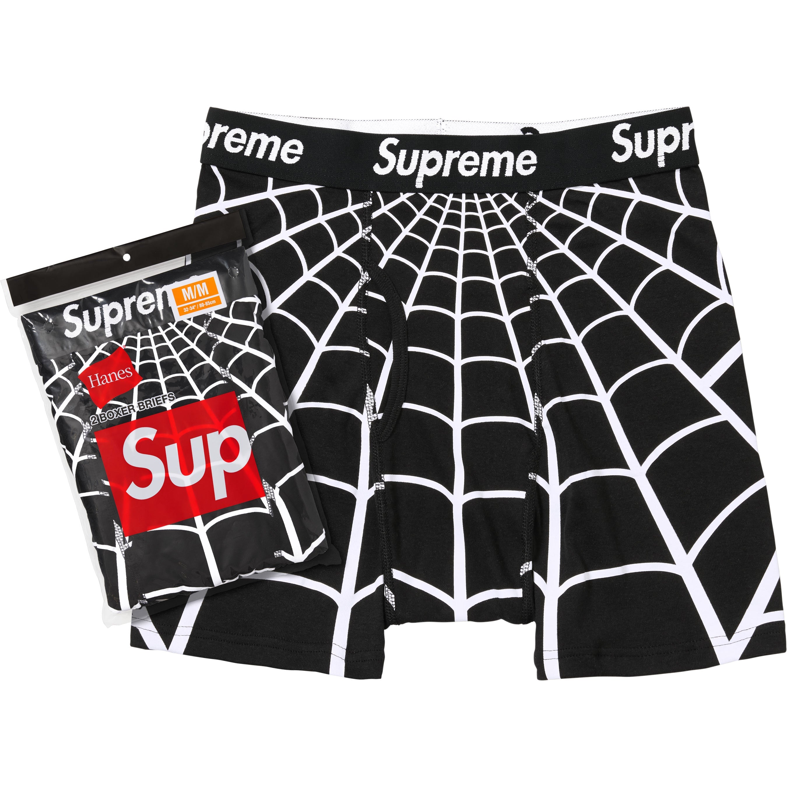 Supreme®/Hanes® Spider-Man Boxer Briefs (2 Pack) view 3